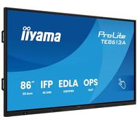 iiyama Prolite TE8613A-B2AG 217cm 86" IPS LED 4K UHD 40 Touch Touch Screen PureTouch-IR HDMI DP USB-C DP-Alt USB2.0/3.2 RJ45 WiFi OPS Android 14 Google EDLA PIR NFC Anti-Glare 7H 24/7