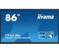 iiyama Prolite TE8614MIS-B2AG 85.6" LED Display Large Format 85.6" VA LED 4K UHD 50 Touch Points PureTouch-IR HDMI DP USB-C USB3.0/2.0 RS-232c RJ45 HDMI Output 7H Slot OPS WiFi Android OS