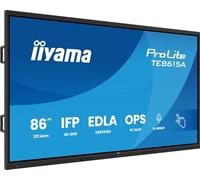 iiyama TE8615A-B2AG Signage Display Interactive flat panel 2.17 m (85.6") Wi-Fi 550 cd/m 4K Ultra HD Black Touchscreen Built-in processor Android 24/7
