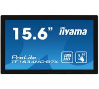 iiyama ProLite TF1634MC-B7X computer monitor 39.6 cm (15.6") 1920 x 1080 pixels Full HD LED Touchscreen Multi-user Black