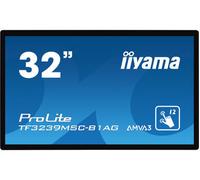 iiyama ProLite TF3239MSC-B1AG computer monitor 80 cm (31.5") 1920 x 1080 pixels Full HD LED Touchscreen Multi-user Black