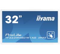 iiyama ProLite TF3239MSC-W1AG computer monitor 80 cm (31.5") 1920 x 1080 pixels Full HD LED Touchscreen Multi-user White