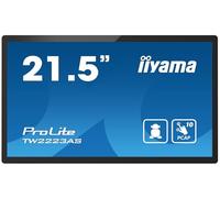 iiyama Prolite TW2223AS-B2 54.6 cm 21.5 Inch VA LED Monitor Full HD 10 Point Multitouch Capacitive HDMI Audio Out USB 2.0 USB 3.2 RJ45 Android OS WiFi Bluetooth SD Slot 6H 24/7