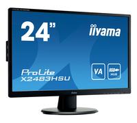 iiyama ProLite X2483HSU-B5 computer monitor 60.5 cm (23.8") 1920 x 1080 pixels Full HD LED Black
