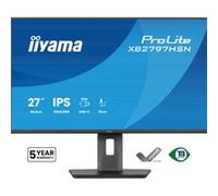 iiyama ProLite XB2797HSN-B1 27" Full HD IPS 100Hz 1ms USB-C Height Adjustable Monitor with Speakers - Matte Black