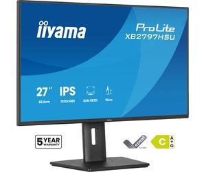 iiyama ProLite XB2797HSU-B1 computer monitor 68.6 cm (27") 1920 x 1080 pixels Full HD LED Black