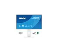 iiyama ProLite XB2797QSU-W1 27" QHD IPS monitor with a slim bezel on all four sides, an ergonomic stand and EPEAT Silver certification