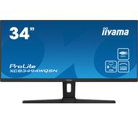 iiyama XUB3494WQSN-B1 34" Curved 1500R VA LCD, 120Hz, USB-C Dock Display, 65W Charging, 1ms, 21:9 Ultra Wide 3440 x 1440, 350 cd/m² Brightness, RJ45, 1x HDMI,1 x DisplayPort, 1 x USB-C