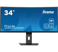 iiyama PROLITE XCB3494WQSN-B5 34" VA Monitor, 3440 x 1440 UWQHD, 120Hz, 1ms