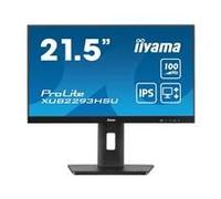 iiyama PROLITE XUB2293HSU-B7 22 inch IPS Monitor, Full HD, 1ms, USB Hub, HDMI, DisplayPort, Freesync, 100Hz, Speakers, Black, Internal PSU