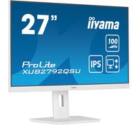 iiyama XUB2792QSU-W6 27" IPS (sRGB: 99%, NTSC 72%) slim bezel, 100Hz, 5ms, WQHD 2560x1440, HDMi/DP, 2 x USB, Height Adjustable Stand