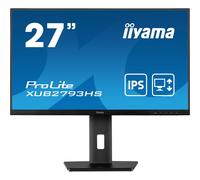 iiyama XUB2793HS-B7 27 inch IPS Slim Bezel, 100Hz, 1ms, Full HD 1920x1080, HDMI/DP, TCO Certified, Height Adjustable Stand