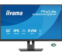 Iiyama XUB3297QSNP-B1 Monitor 31.5", IPS, 2560 x 1440/100Hz, 1H1DP1C, HAS, RJ45, PD95W, KVM