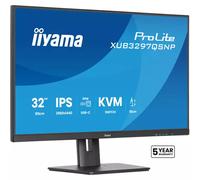 Iiyama XUB3297QSNP-B1 Monitor 31.5", IPS, 2560 x 1440/100Hz, 1H1DP1C, HAS, RJ45, PD95W, KVM
