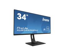 iiyama ProLite XUB3493WQSU-B1 computer monitor 86.4 cm (34") 3440 x 1440 pixels UltraWide Quad HD LED Black