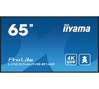 IIYAMA - PUBLIC DISPLAY LH6554UHS-B1AG 64.5IN IPS 4K UHD 500CD 3HDMI VGA DP 2USB 24:7