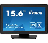 iiyama ProLite T1633MSC-B1 computer monitor 39.6 cm (15.6") 1920 x 1080 pixels Full HD LCD Touchscreen Black