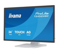 iiyama ProLite T2452MSC-W1AG computer monitor 60.5 cm (23.8") 1920 x 1080 pixels Full HD LED Touchscreen White