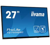 iiyama ProLite T2755QSC-B1 computer monitor 68.6 cm (27") 2560 x 1440 pixels Full HD LCD Touchscreen Black