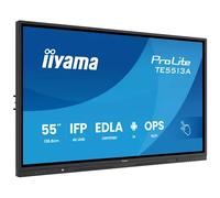 iiyama TE5513A-B2AG Signage Display Interactive flat panel 138.7 cm (54.6") Wi-Fi 500 cd/m 4K Ultra HD Black Touchscreen Built-in processor Android 24/7