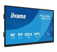 iiyama TE8613A-B2AG Signage Display Kiosk design 2.17 m (85.6") Wi-Fi 500 cd/m 4K Ultra HD Black Touchscreen Built-in processor Android 24/7