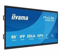 iiyama TE8615A-B2AG Signage Display Kiosk design 2.17 m (85.6") Wi-Fi 550 cd/m 4K Ultra HD Black Touchscreen Built-in processor Android 24/7