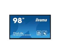 iiyama TE9812MIS-B3AG Signage Display Kiosk design 2.49 m (98") LCD Wi-Fi 400 cd/m 4K Ultra HD Black Touchscreen Built-in processor Android 11 24/7