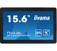 iiyama ProLite TF1633MSC-B1 computer monitor 39.6 cm (15.6") 1920 x 1080 pixels Full HD Touchscreen Black