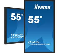 iiyama TF5539AS-B1AG computer monitor 138.7 cm (54.6") 3840 x 2160 pixels 4K Ultra HD LED Touchscreen Black