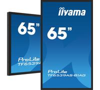iiyama TF6539AS-B1AG computer monitor 163.8 cm (64.5") 3840 x 2160 pixels 4K Ultra HD LED Touchscreen Black