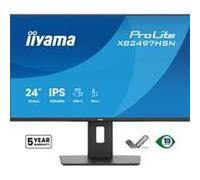 iiyama XB2497HSN-B1 24" IPS LCD USB-C Dock Display with 65W Charging, 4ms