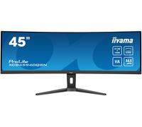 iiyama Prolite XCB4594DQSN-B1 Curved 113 cm 45 Inch VA LED Monitor DQHD 165Hz HDMI DP USB 3.2 USB-C Dock 90W RJ45 KVM Switch HDR400 Height Adjustment FreeSync Black