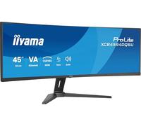 iiyama ProLite XCB4594DQSU-B1 45" ultra-wide curved monitor with Dual QHD resolution and height-adjustable stand
