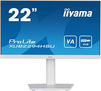 iiyama XUB2294HSU-W2 White 21.5 Inch VA LCD with Slim Bezel, 4ms, Full HD 1920x1080,1x HDMI,1 x DisplayPort, USB Hub, 2 x 1W Speakers, HA Stand