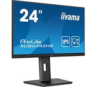 iiyama XUB2493HS-B5 24 Inch IPS LCD with Slim Bezel, 4ms, Full HD 1920x1080,1x HDMI,1 x DisplayPort, 2 x 2W Speakers, 150 mm HA Stand
