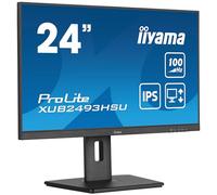 iiyama XUB2493HSU-B7 24 inch IPS Slim Bezel, 100Hz, 1ms, Full HD 1920x1080, HDMI/DP/USB, TCO Certified, Height Adjustable Stand