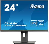 iiyama ProLite XUB2495WSU-B7 computer monitor 61 cm (24") 1920 x 1200 pixels 4K Ultra HD LED Black
