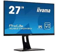 iiyama XUB2792HSU-B1 27 Inch IPS LCD with Slim Bezel, 4ms, Full HD 1920x1080, 250 cd/m² Brightness, 1x HDMI,1 x DisplayPort,1 x VGA, 2 x USB, 2 x 2W Speakers, Height Adjustable Stand