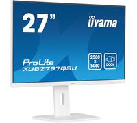 iiyama XUB2797QSU-B2 27 inch IPS LCD slim bezel, 100Hz, 1ms (MPRT), 2560x1440, HDMI/DP, 2 x USB, 2 x 2W Speakers, Height Adjustable Stand, TCO09 & TUV-GS, 5 Yr Warranty