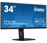 iiyama ProLite XUB3493WQSU-B5 computer monitor 86.4 cm (34") 3440 x 1440 pixels UltraWide Quad HD LED Black
