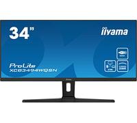 iiyama XUB3494WQSN-B1 34" Curved 1500R VA LCD, 120Hz, USB-C Dock Display, 65W Charging, 1ms, 21:9 Ultra Wide 3440 x 1440, 350 cd/m² Brightness, RJ45, 1x HDMI,1 x DisplayPort, 1 x USB-C