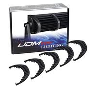 iJDMTOY 5-Piece Rubber Isolators Noise Vibration Dampener Silencers Compatible With Most 20" 30" 40" 42" 50" 52" Double-Row LED Light Bar (Compatible w/ 14 Heat Sinks)