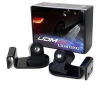 iJDMTOY Bimmer Style Angel Wing Micro-Optic LED Welcome Light Carpet, Universal Fit Compatible With Any Car SUV Truck As Side Door Step Courtesy Floor Illumination