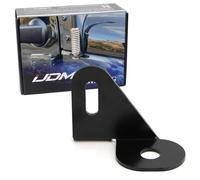 iJDMTOY Front Passenger Side Near The Hood Edge Side Mount Bracket Holder for Off-Road CB Antenna, Compatible with Jeep Wrangler JL JK TJ & Gladiator JT
