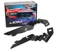 iJDMTOY Heavy Duty 3/16-Inch Thick Steel Constructed A-Pillar Ditch Light Mounting Bracket Hardware Compatible with Dodge 2019-up RAM 1500 DT & 2021-up RAM TRX