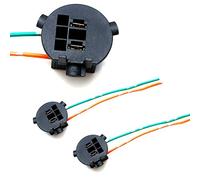 iJDMTOY One Pair OE-Spec H7 Bulb Socket Retainer Holder Adapters Compatible With Hyundai 2012-2018 Veloster, 2013-2016 Genesis Coupe