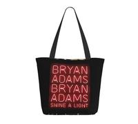 IJHRSFDST Adams Canadian Rock Singer Bryan Women'S Tote Bag - Vintage Rock Music Shopper With Long Handles - Reusable Grocery Bag For Music Fans Gift
