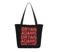 IJHRSFDST Adams Canadian Rock Singer Bryan Women'S Tote Bag - Vintage Rock Music Shopper With Long Handles - Reusable Grocery Bag For Music Fans Gift