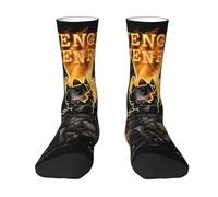 IJHRSFDST Avenged metal band Sevenfold Crew Socks - Color Block Mid-Calf Socks with Band Logo,Rock Music Fan Gift, Athletic Casual Socks for Men & Women