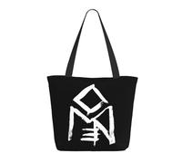 IJHRSFDST My Valentine Rock Band Bullet Women'S Tote Bag - Reusable Shopping Bag With Band Logo Print, Durable Canvas Shoulder Bag For Grocery, Beach & Daily Use,Black